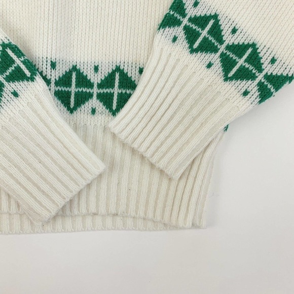 Vintage Touche Fair Isle Ugly Christmas Sweater Turtleneck Acrylic Small Medium - Picture 2 of 6